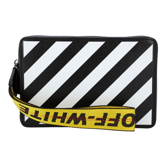 Off White Diagonal Bag In Black & White