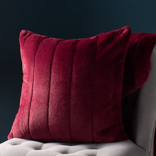 Paoletti Empress Faux Fur Feather Filled Cushion