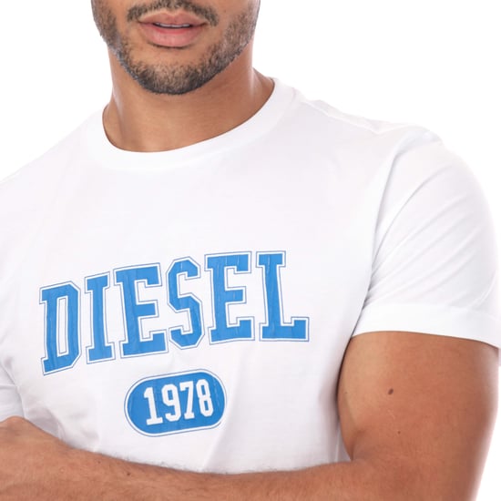 Men's Diesel T-DIEGOR T-Shirt in White