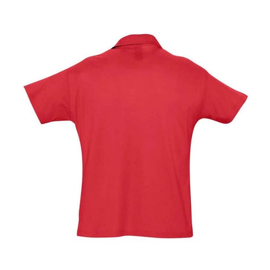 SOLS Mens Summer II Polo Shirt (Red) - Image 2