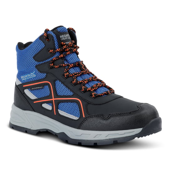 Regatta Mens Vendeavour Walking Boots (Olympian Blue/Black/Tango)