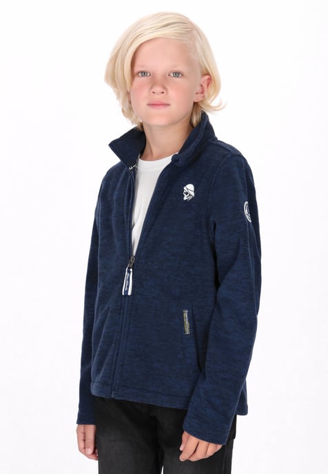 Schmuddelwedda fleece jacket marine melange - Image 3