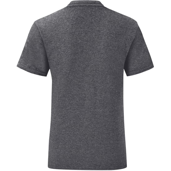 Fruit Of The Loom Mens Iconic T-Shirt (Pack of 5) (Dark Heather) - Image 2