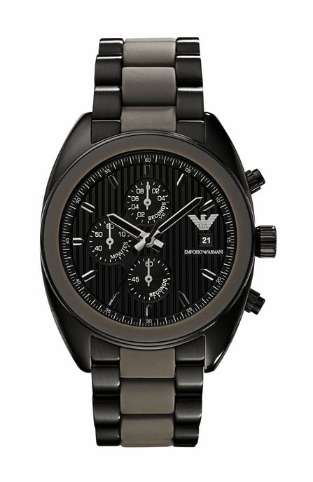 Emporio Armani Reloj de hombre Cuarzo gris oscuro - Image 1