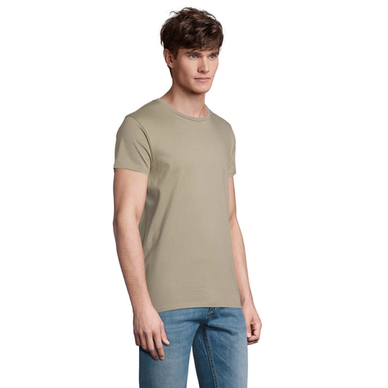 SOLS Mens Pioneer Organic Cotton T-Shirt (Khaki) - Image 3