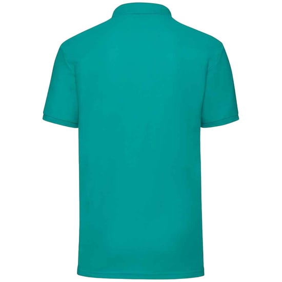 Fruit of the Loom Mens 65/35 Polo Shirt (Emerald) - Image 2