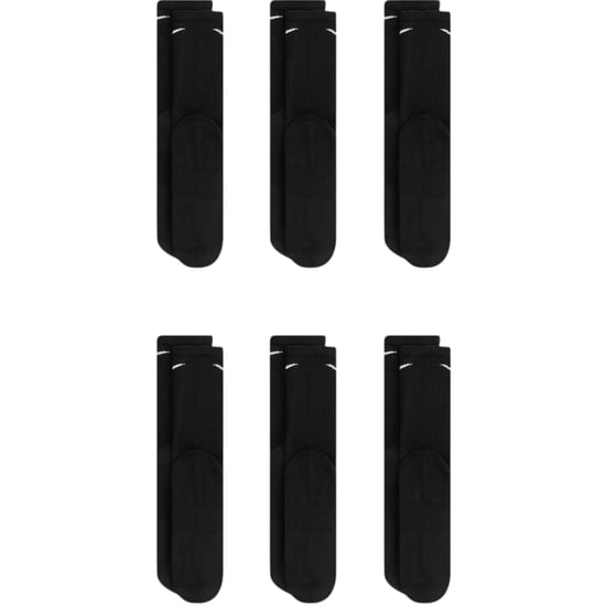 Nike Everyday Plus Cushioned Training Crew Socks (6 Pairs) Black