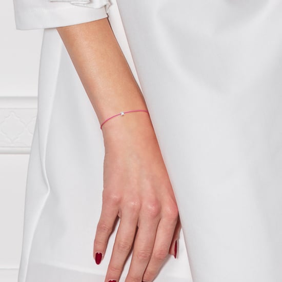 DIADEMA - Bracelet - Pink Nylon - Real Diamond