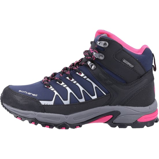 Cotswold Abbeydale Mid Softshell Women's Navy/Black/Fuchsia Hiking Boots - Image 5