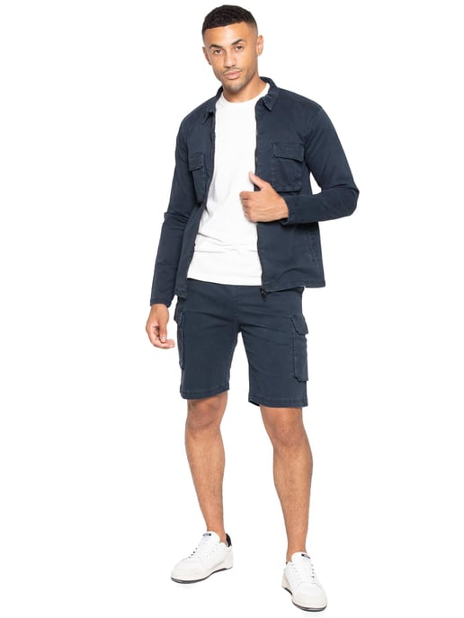 Enzo | Pantalones Cortos Cargo - Azul Marino - Image 6