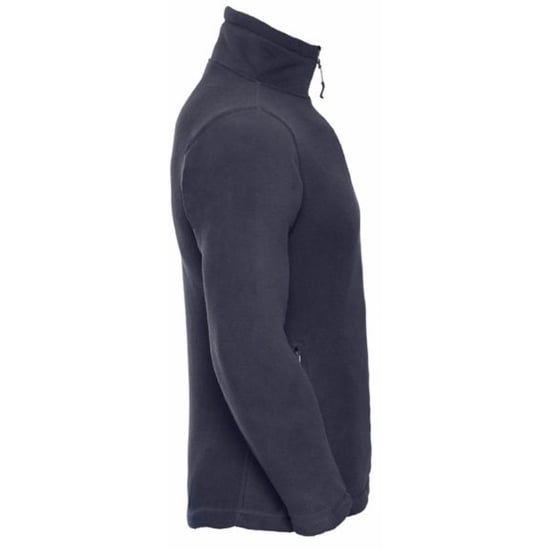 Russell Mens 1/4 Zip Outdoor Fleece Top (French Navy) - Image 3