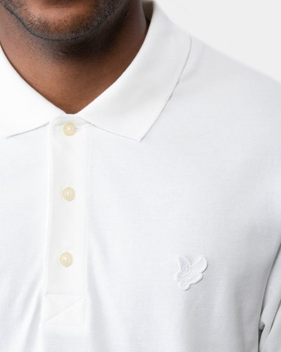 Lyle & Scott Polo Tonal Eagle blanco - Image 2