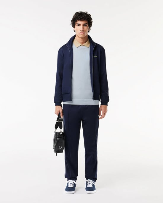 Lacoste Mens Organic Cotton Crew Neck Sweater