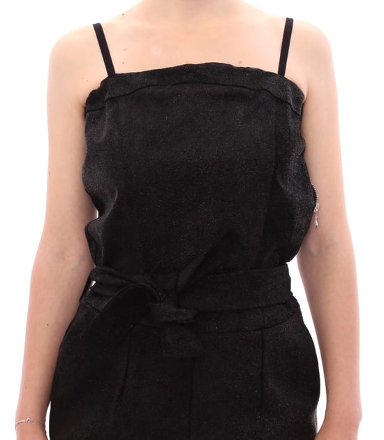 El Mono de Cuero Negro para Mujer de La Maison du Couturier - Image 4