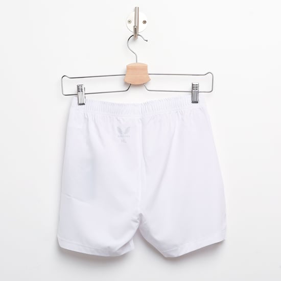 Boy's Castore Junior Woven Training Shorts in White - Image 2