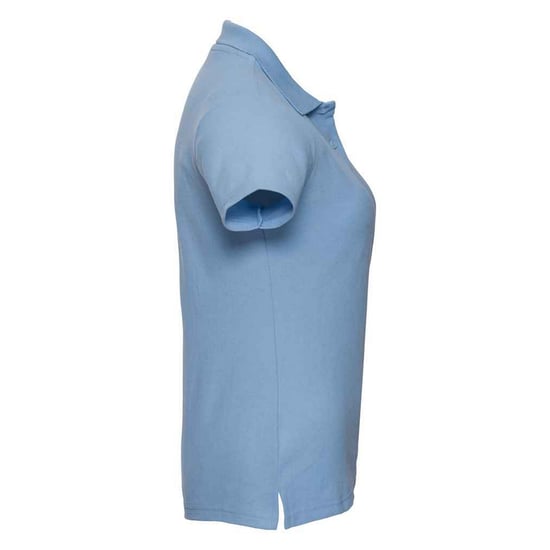 Russell Womens/Ladies Pique Polo Shirt (Sky Blue) - Image 3