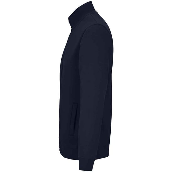 SOLS Unisex Adult Cooper Marl Full Zip Jacket (French Navy) - Image 3