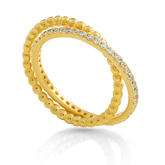 Orphelia 'Everest' Women's 925 Sterling Silver Ring - Gold ZR-7542/G