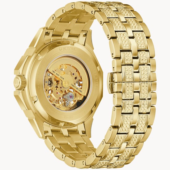 Bulova Octava Men's Gold Watch 98A292 - Image 2