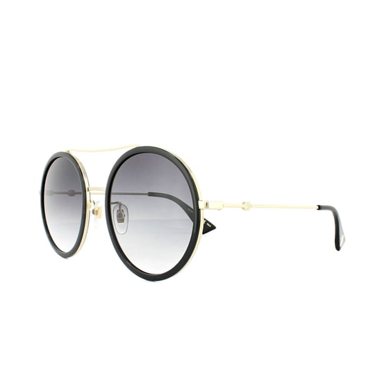 Gafas de sol Gucci GG0061S 001 Negro Oro Gris Degradado - Image 2