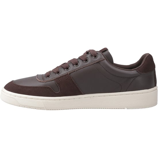 TOMS TRVL Lite Court Leather Men's Brown Trainers - Image 4