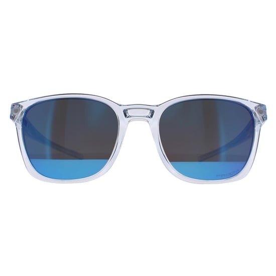 Oakley Rectangle Mens Polished Clear Prizm Sapphire Ojector