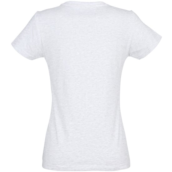 SOLS Womens/Ladies Imperial Heavy Short Sleeve T-Shirt (Ash) - Image 2