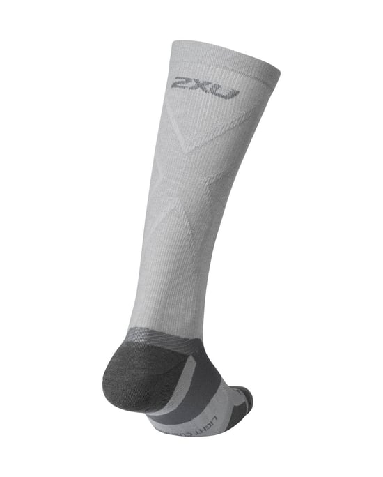 Vectr Merino Light Cusion Full Length Sock Grey/Grey