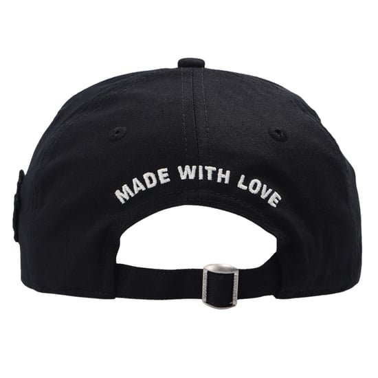 DSQUARED2 Since 1964 Gorra negra con logo bordado - Image 3