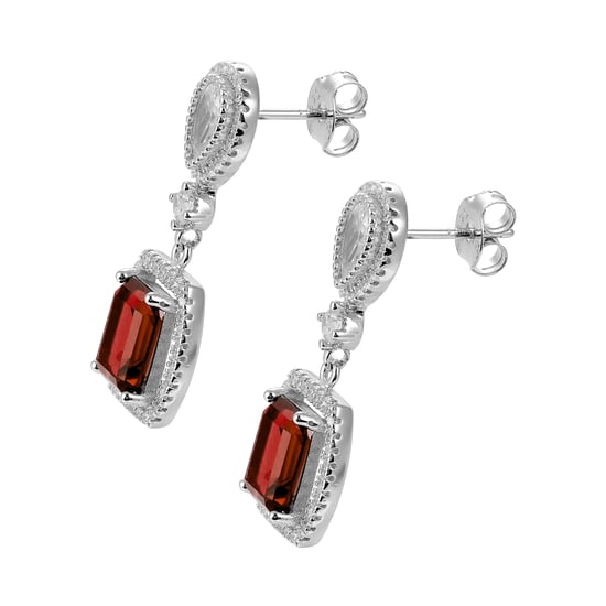 Orphelia 'Enora' Women's 925 Sterling Silver Set: Necklace + Earrings + Ring - Silver SET-7426/RU - Image 3