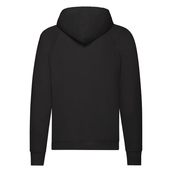Fruit Of The Loom Unisex Adult Lightweight Hooded Sweatshirt (Black) - Image 2