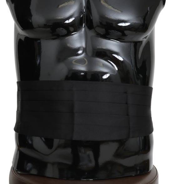 Cinturón para hombres Dolce & Gabbana gris en 100% seda - Image 1