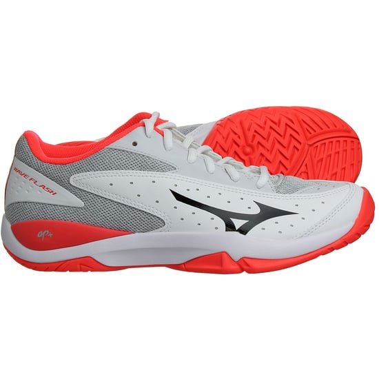 Zapatillas Tenis Mizuno Wave Flash All Court Mujer Blancas - Image 3