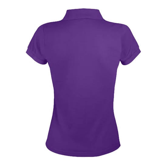 SOLS Womens/Ladies Prime Polo Shirt (Dark Purple) - Image 2