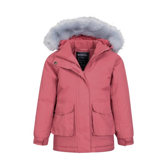 Mountain Warehouse Childrens/Kids Ranger Logo Water Resistant Jacket (Pink) - Image 3