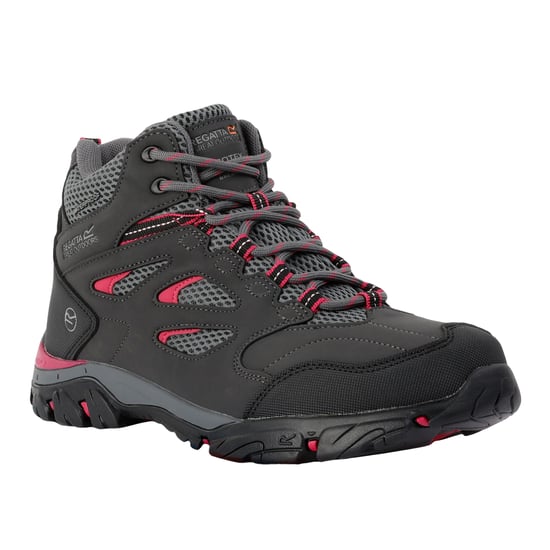 Regatta Womens/Ladies Holcombe IEP Mid Hiking Boots (Ash/Pink Potion)