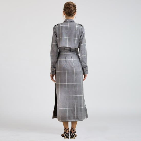 Long Tartan Coat - Image 2