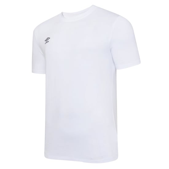 Umbro Mens Club Leisure T-Shirt (White/Black) - Image 1