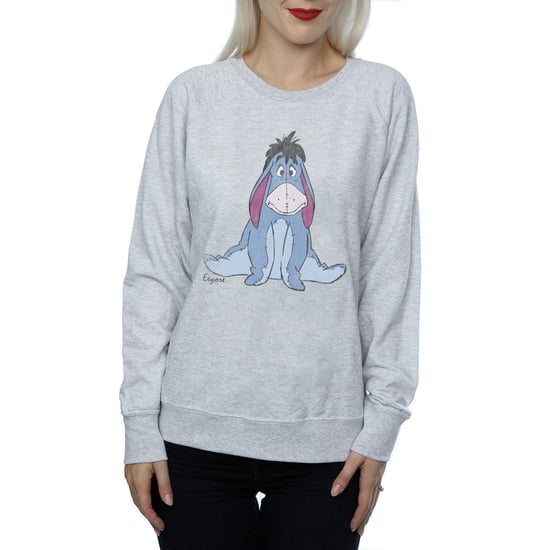 Disney Womens/Ladies Winnie The Pooh Classic Eeyore Sweatshirt (Heather Grey) - Image 3