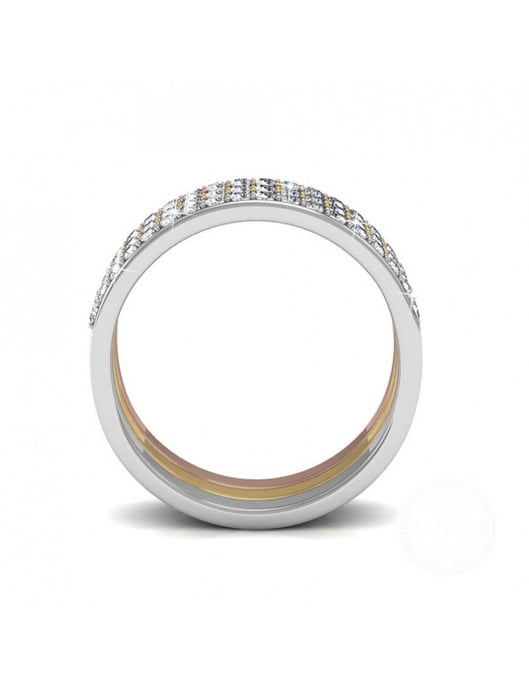 Anillo Trinity - Multicolor y Cristal - Image 5