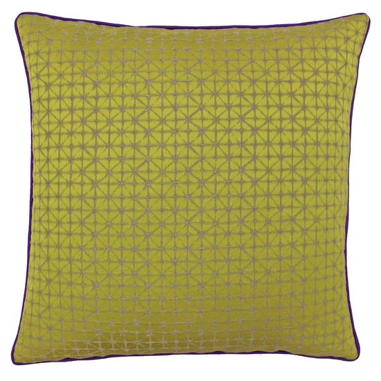 Funda de Cojín Jacquard con Ribete Pimlico de Paoletti - Image 1