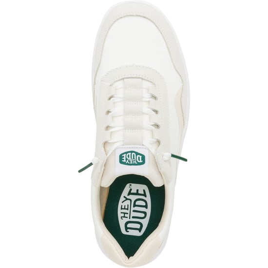 HEYDUDE Hudson Classic Suede Men's Light Beige/White Trainers - Image 4