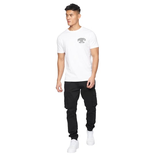 Crosshatch Mens Frentons Cargo Trousers (Black) - Image 3