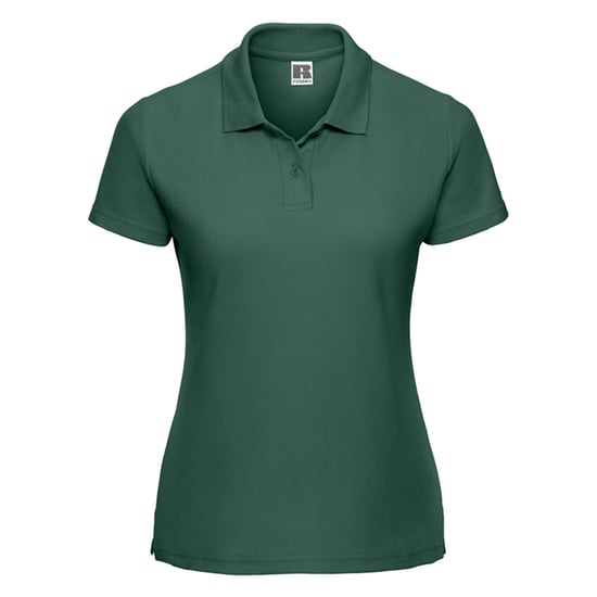 Russell Womens/Ladies Classic Polycotton Polo Shirt (Bottle Green) - Image 1