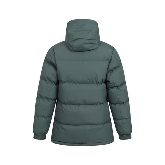 Mountain Warehouse Womens/Ladies Snow Borg Lined Padded Jacket (Khaki Green) - Image 2