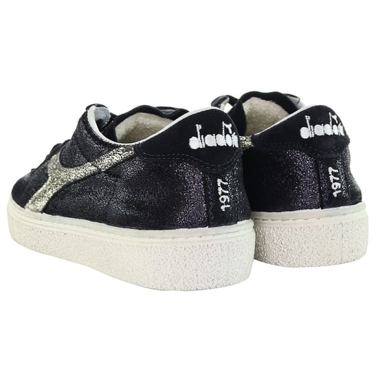 Zapatillas Diadora Montecarlo Glitter Dirty para mujer en negro - Image 3