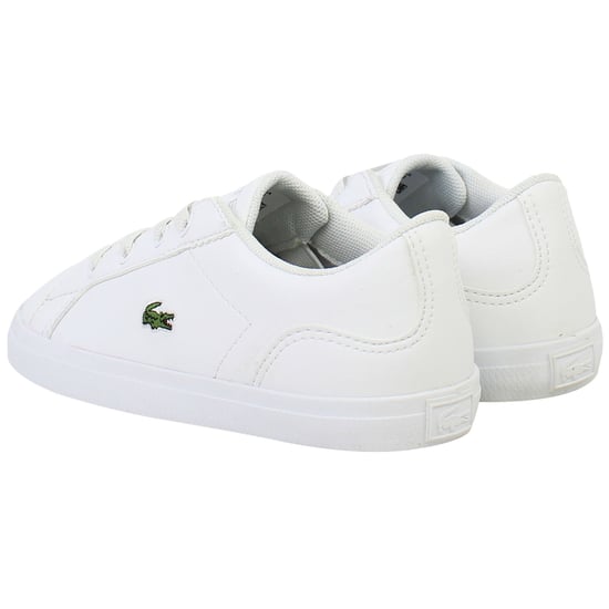 Lacoste Lerond BL 21 1 CUI Kids White Trainers - Image 2