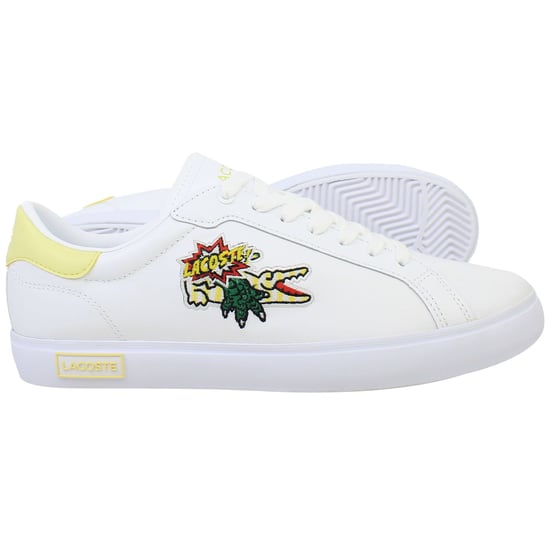 Lacoste Powercourt 222 7 CFA Womens White Trainers - Image 1