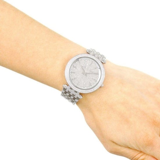 Michael Kors MK3437 Darci Silver Crystal Pave Women's Watch - Image 2