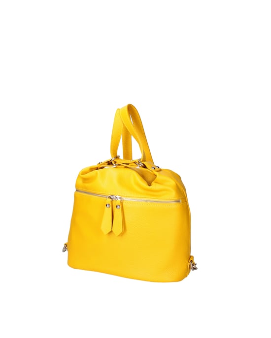 Viola Castellani Bolsa de hombro convertible en mochila Mujer YELLOW - Image 5